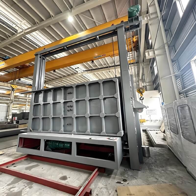 الفرن السفلي للسيارة من النوع الصندوقي فرن الموقد السيارة المتحرك لمعالجة قطع العمل الكبيرة