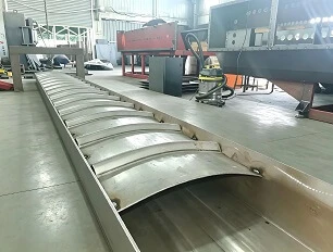 أنبوب دثر SUS310S المموج لفرن الحزام الشبكي